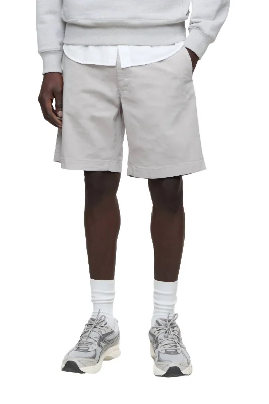 Stock Clearance Chino Shorts In Chalk Gray