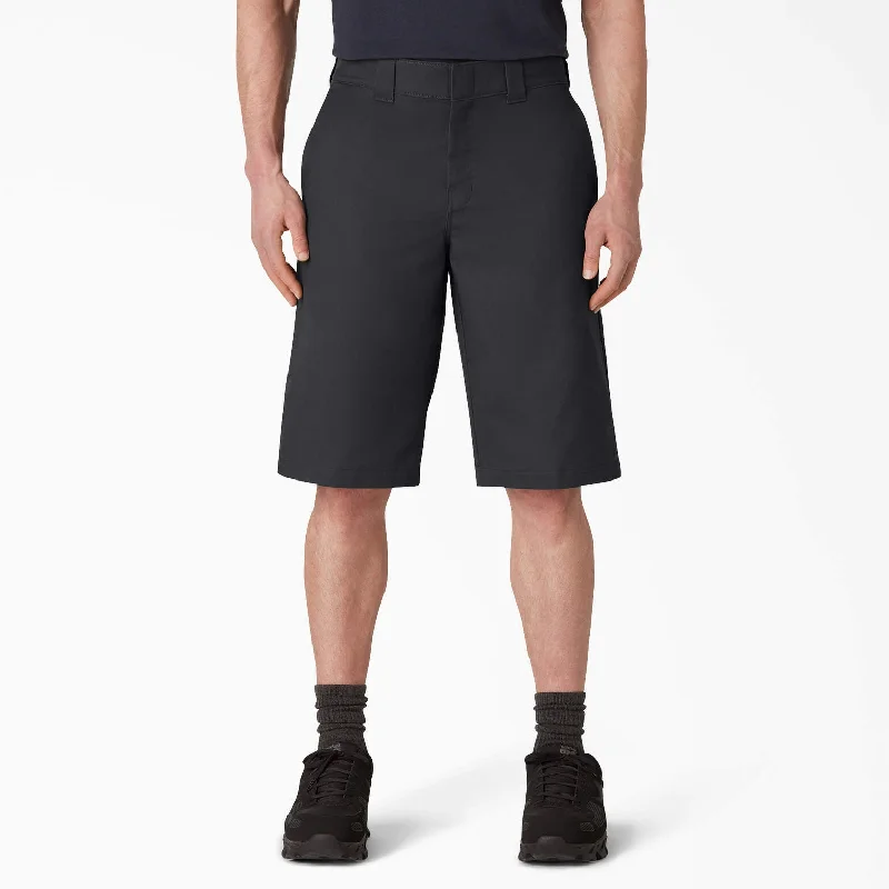 Exclusive Savings Dickies Cooling Active Waist Flat Front Shorts, 13"