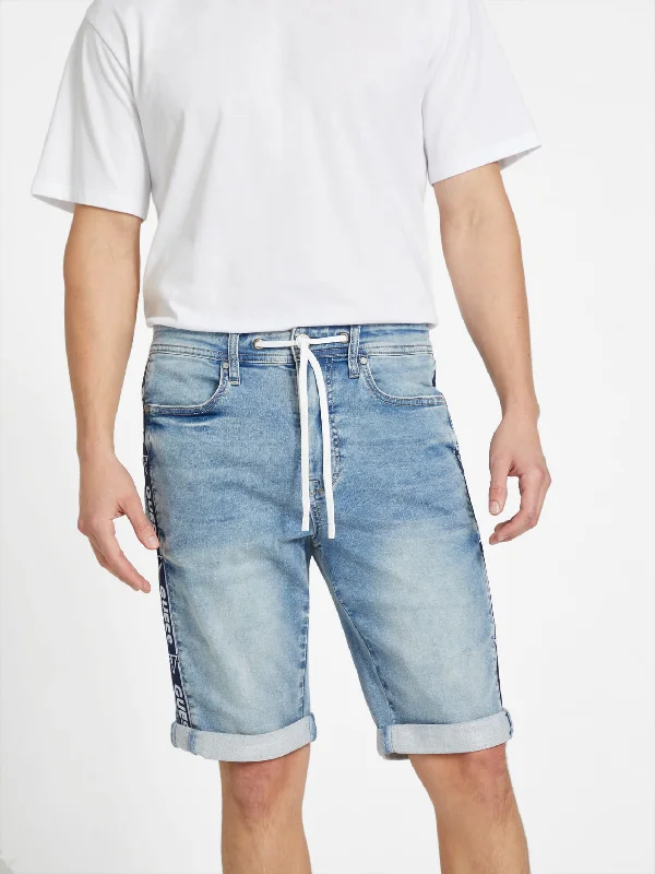 Unbeatable Prices Eco Kyler Logo-Tape Denim Shorts