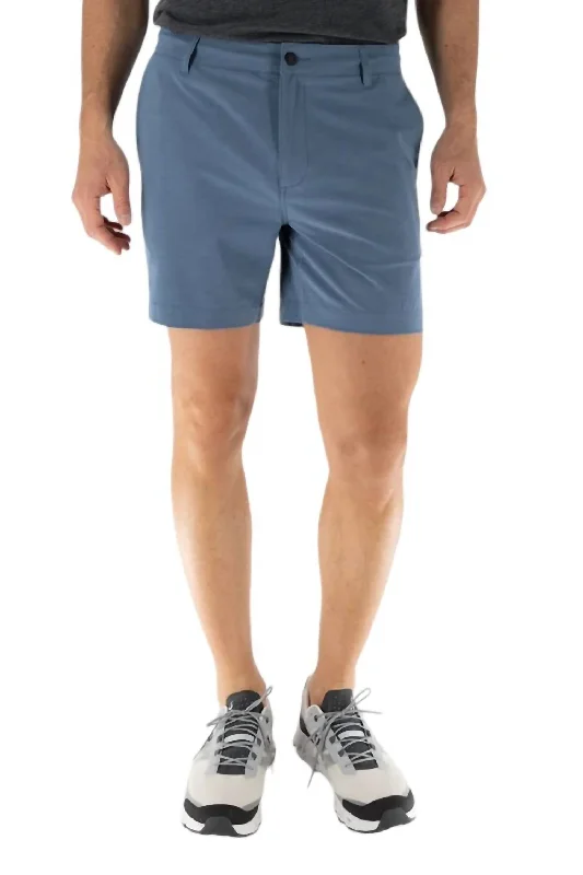 YEAR-End Clearance Hybrid Shorts In Blue Bay