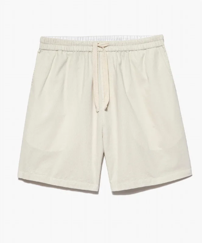 Shop and Save Light Weight Cord Shorts In White Beige