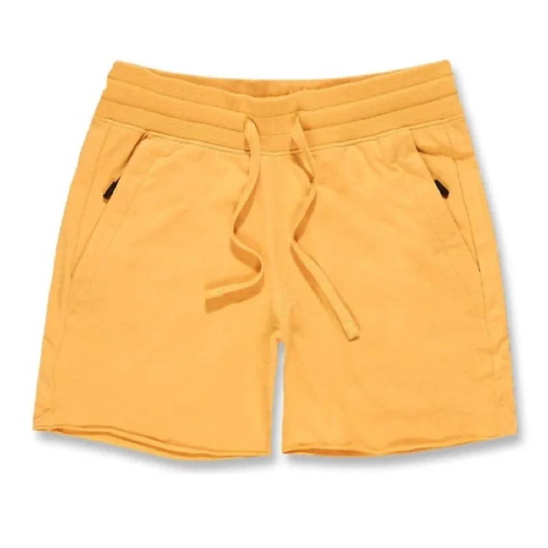 Bonus Savings Men's Athletic Summer Breeze Knit Short In Matte Orange