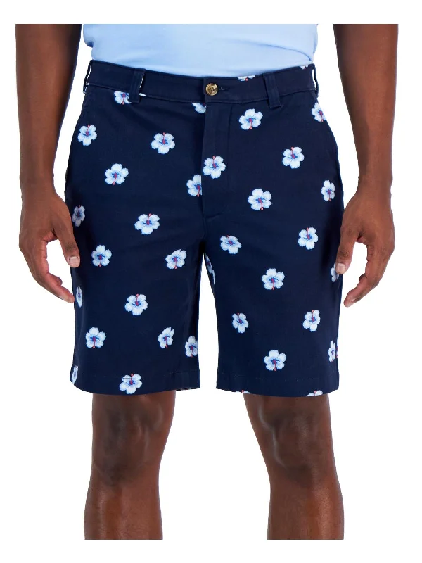 New Arrival Mens Classic Fit Flat Front Bermuda Shorts