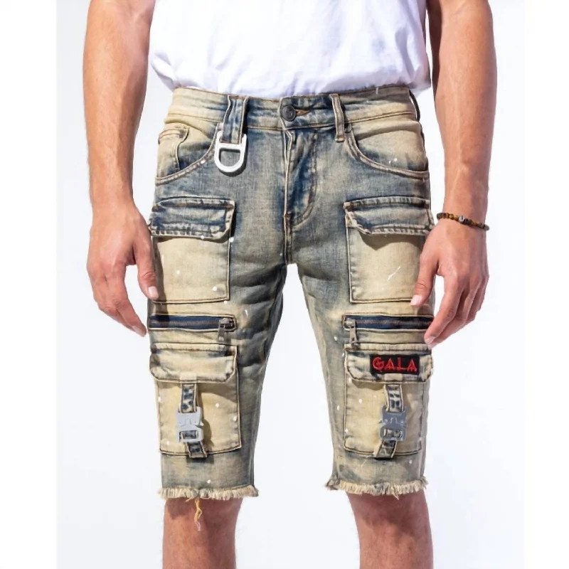 Last Chance Men's Original Stash Short In Earth Acid
