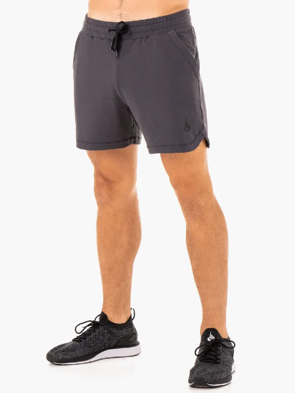 The Best Prices Optimal Gym Short - Charcoal