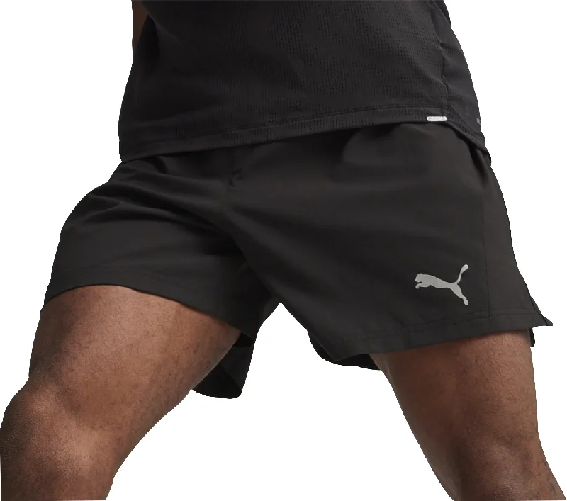 Seasonal Clearance Puma Run Velocity Ultraweave 5 Inch Mens Running Shorts - Black