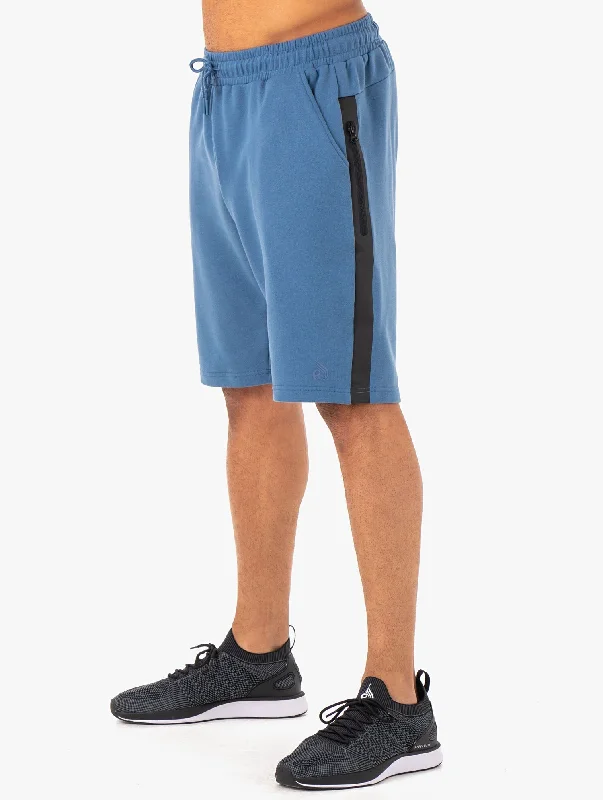 Unmissable Offer Restore Fleece Track Short - Blue