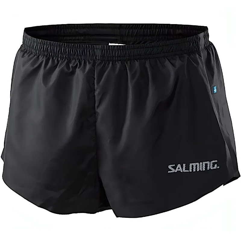 Unmissable Offer Salming Race Mens Running Shorts - Black