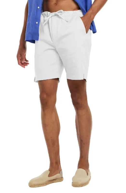 Value Deals Sergio Cotton Shorts In White