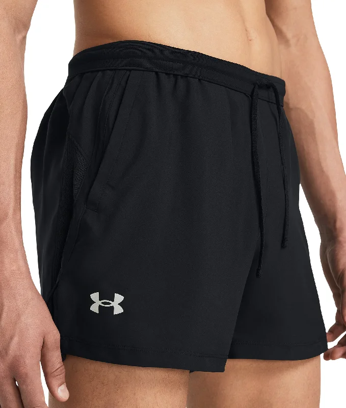 Daily Deals Under Armour Launch 5 Inch Mens Running Shorts - Black