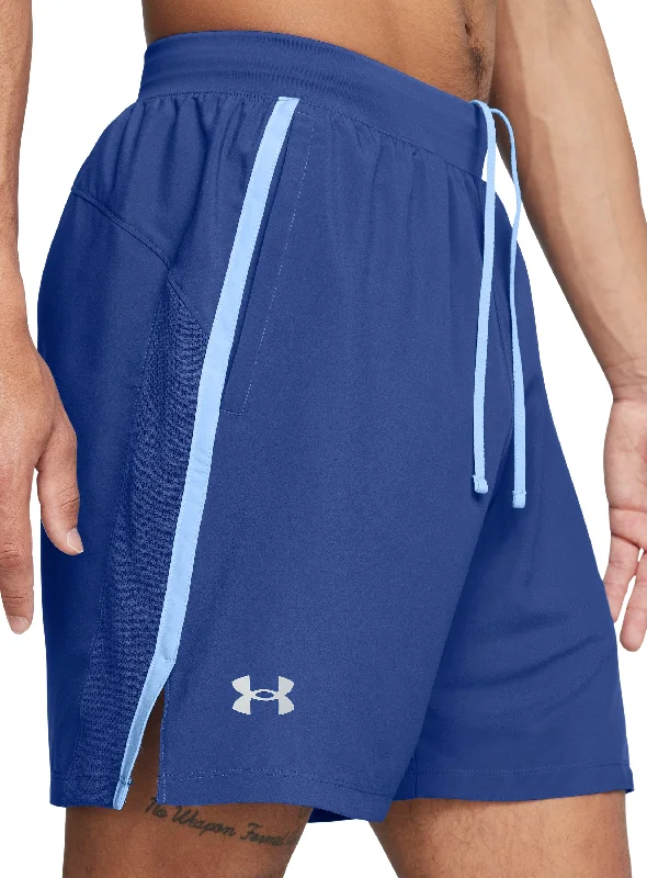 Online Only Under Armour Launch 7 Inch Mens Running Shorts - Blue