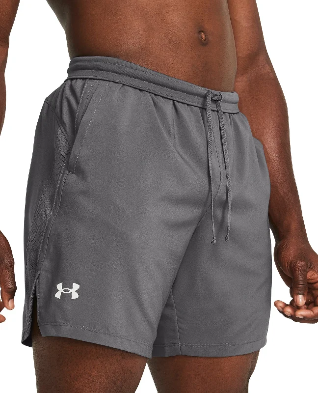 Bargain Prices Under Armour Launch 7 Inch Mens Running Shorts - Grey