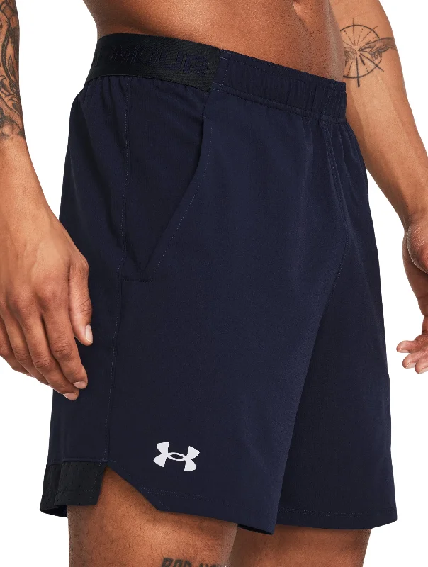 Midnight Madness Under Armour Vanish Woven 6 Inch Mens Running Shorts - Navy
