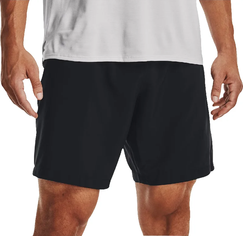 Special Savings Under Armour Woven Graphic Mens Running Shorts - Black