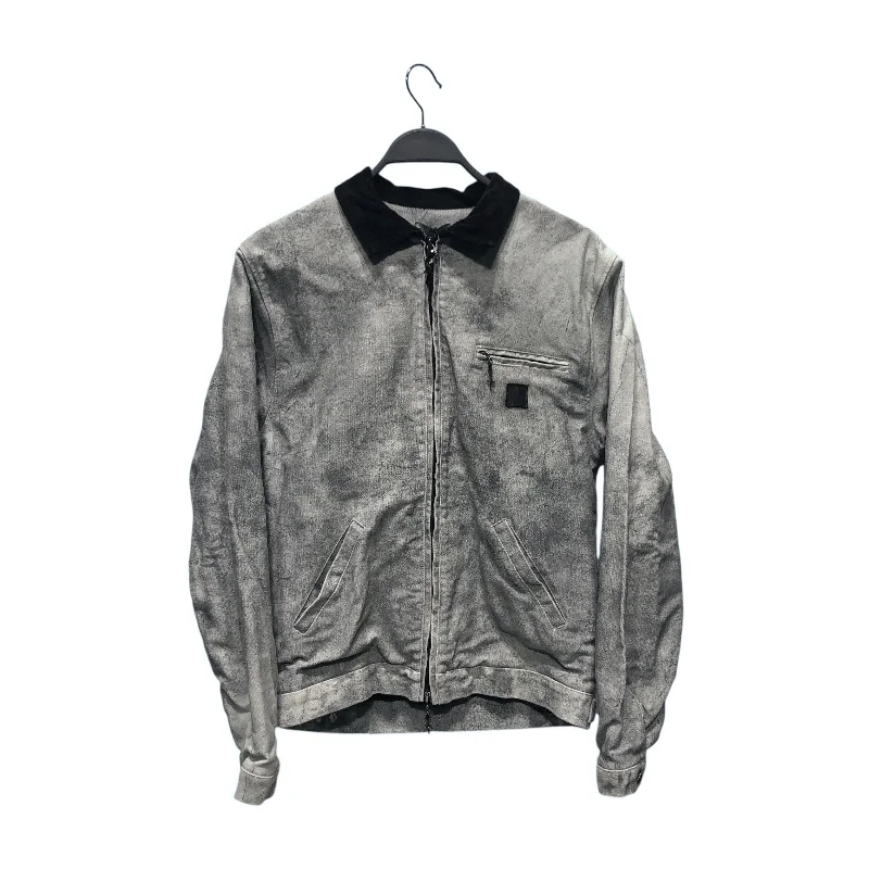 Overstock Sale FUGAZI/Jacket/S/GRY/UNSOUND FUGAZI WORK JACKET