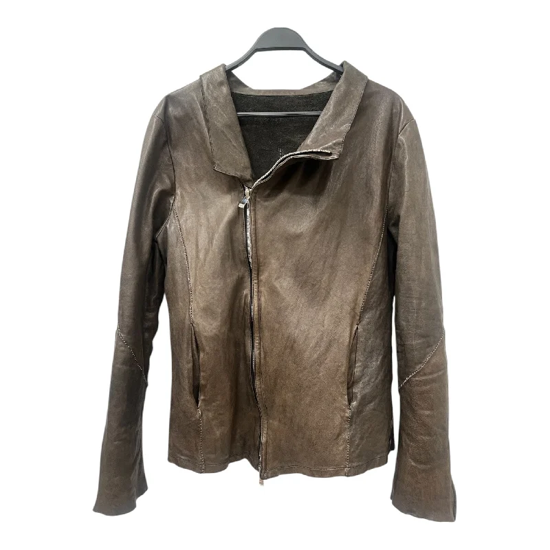 Major Savings INCARNATION /Leather Jkt/L/Leather/CML/ASSYMETRICAL CUT