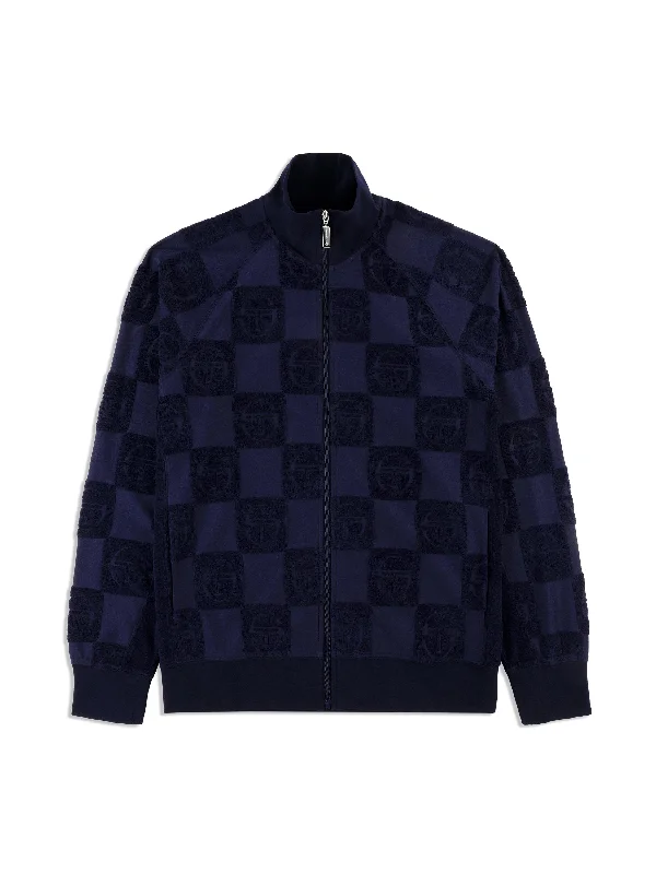 Limited Stock Anzio Zip-Up Track Jacket-Maritime Blue