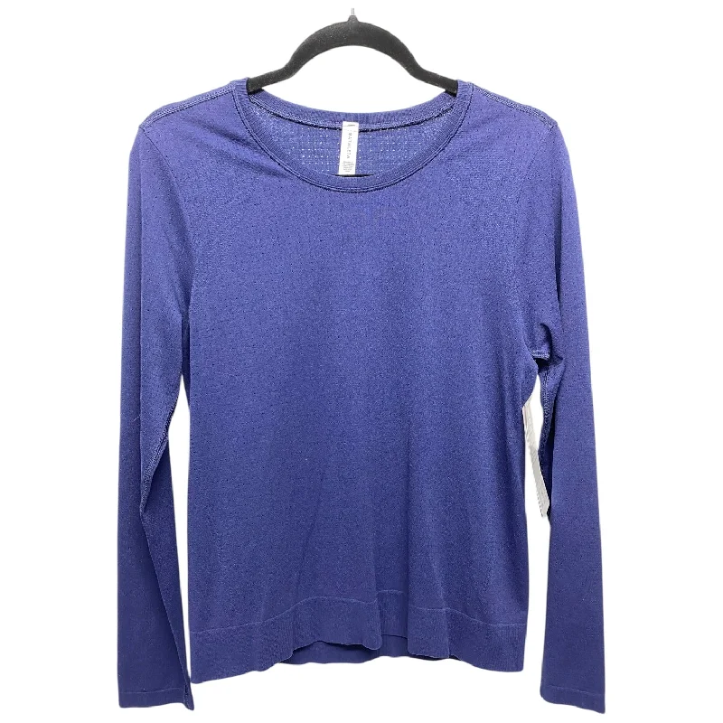 Discount Days Athletic Top Long Sleeve Crewneck By Athleta In Navy, Size: S