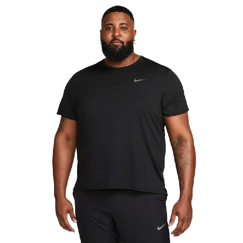 Sale Event Men's Nike Miler Men's Dri-FIT UV Short-Sleeve Running Top- Black