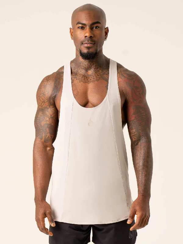 Act Fast Dynamic Stringer T-Back - Stone
