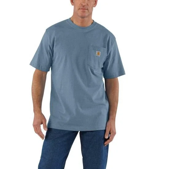 Overstock Sale Loose Fit Heavyweight Short-Sleeve Pocket T-Shirt