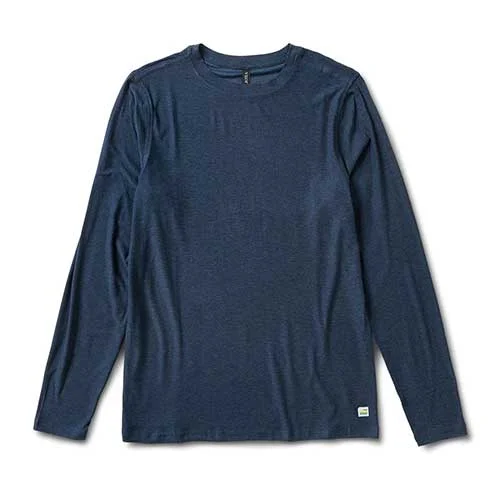 Act Fast Men's Long-Sleeve Strato Tech Tee - Navy Heather