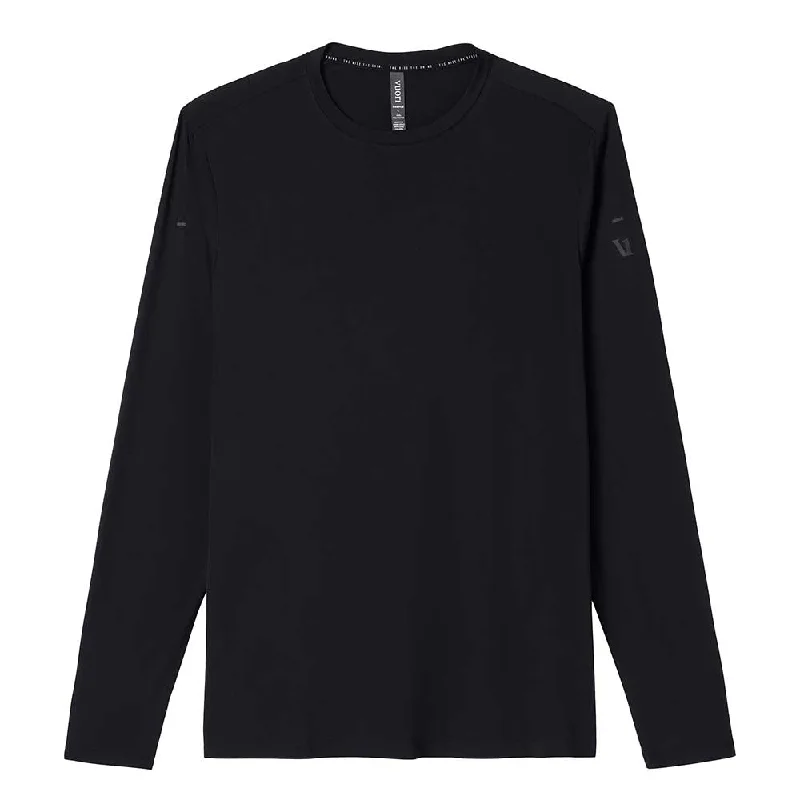 Instant Savings Men's Long Sleeve Terra Run Tee - Black