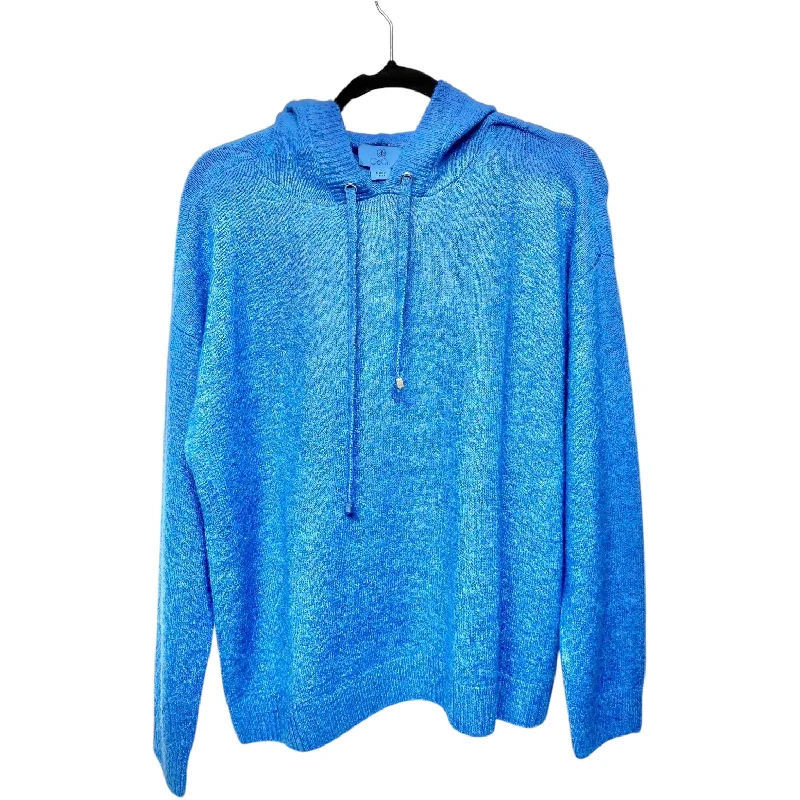 Limited Time Discount Sweatshirt Hoodie By Cece In Blue, Size: S