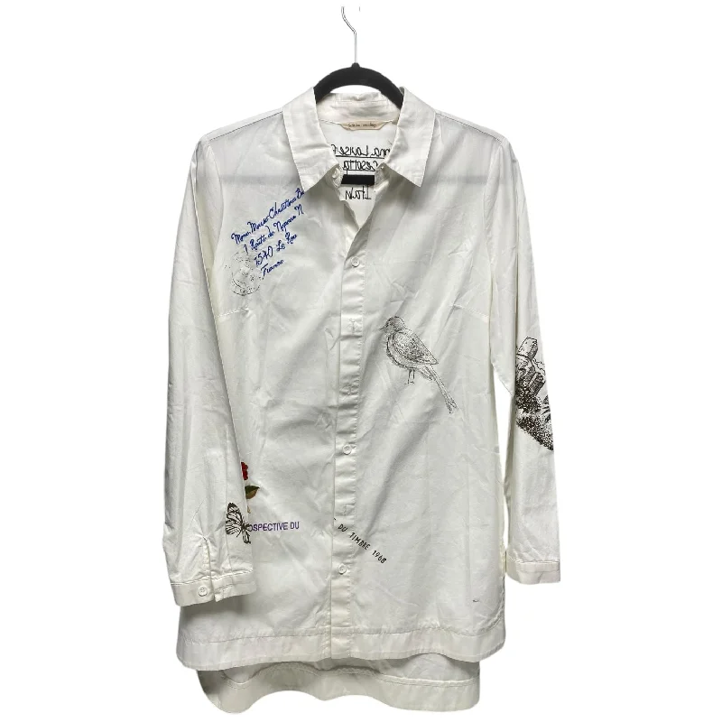 Price Cut Top Long Sleeve By Soft Surroundings In White, Size: M