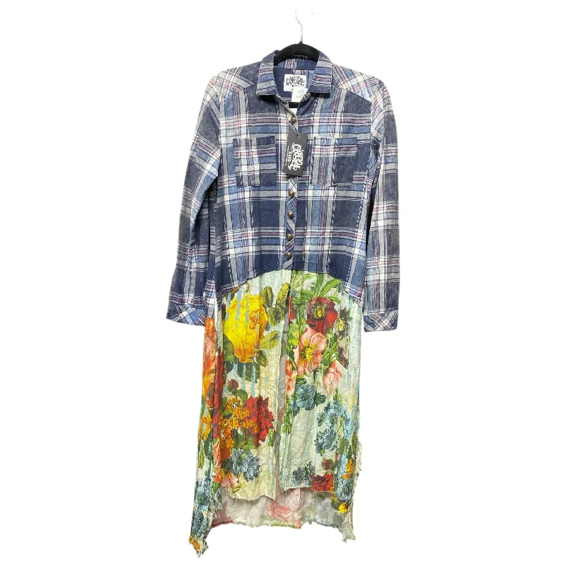 Deal Alert Tunic Long Sleeve By Clothes Mentor In Plaid Pattern, Size: S