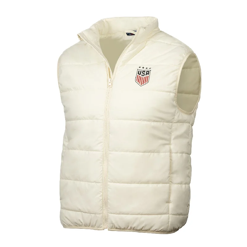 Today's Special Men's USWNT Soccer House Padded Pro Off-White Vest